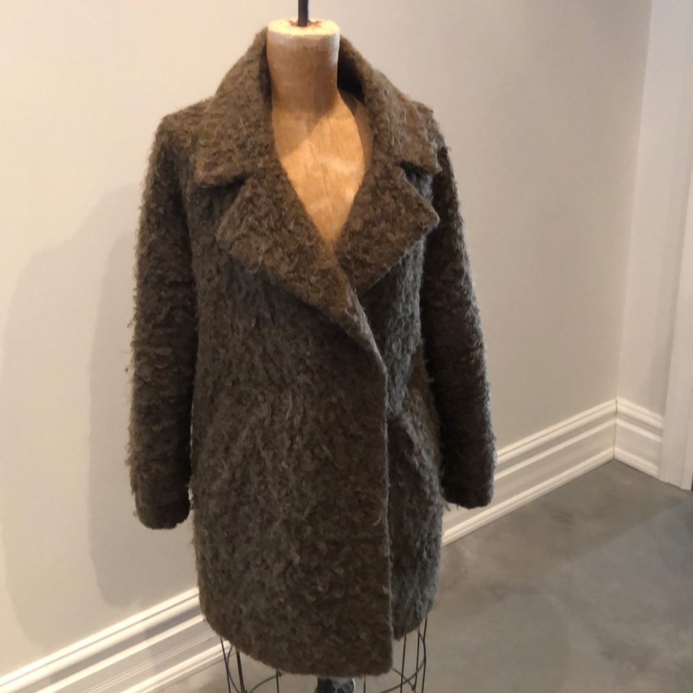 Cocoon style coat by Topshop